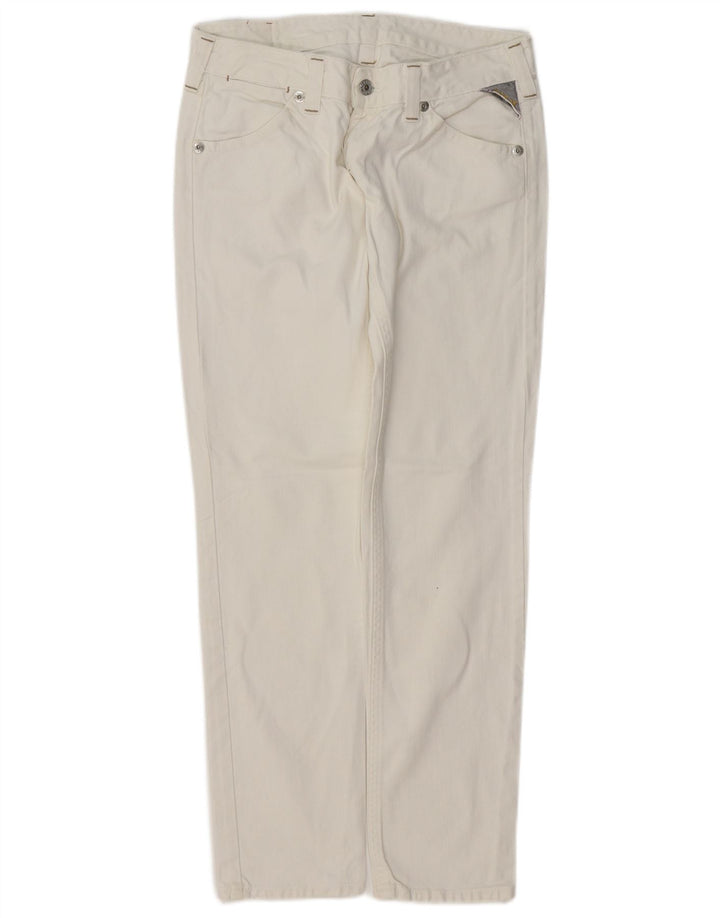 REPLAY Jeans dritti da donna W29 L30 cotone bianco