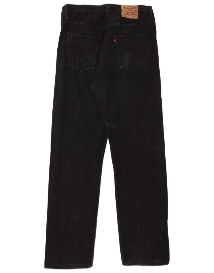 Levi's Uomo 501 Jeans dritti W38 L32 Cotone Nero