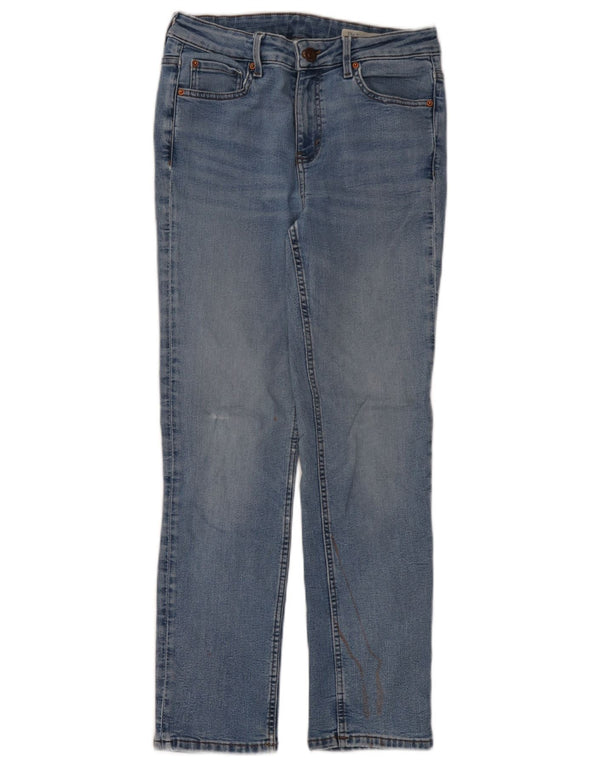 Jeans dritti Marks & Spencer da donna The Sienna UK 12 medio W30 L28 blu