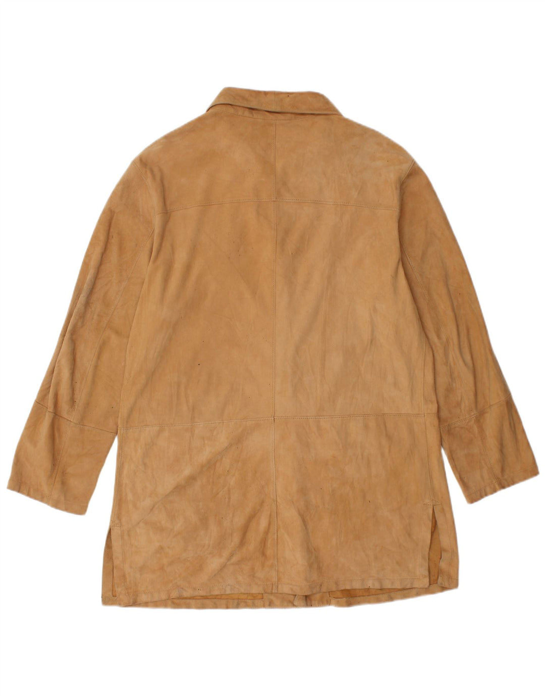 Giacca in pelle scamosciata da donna GIMO'S UK 12 Beige medio