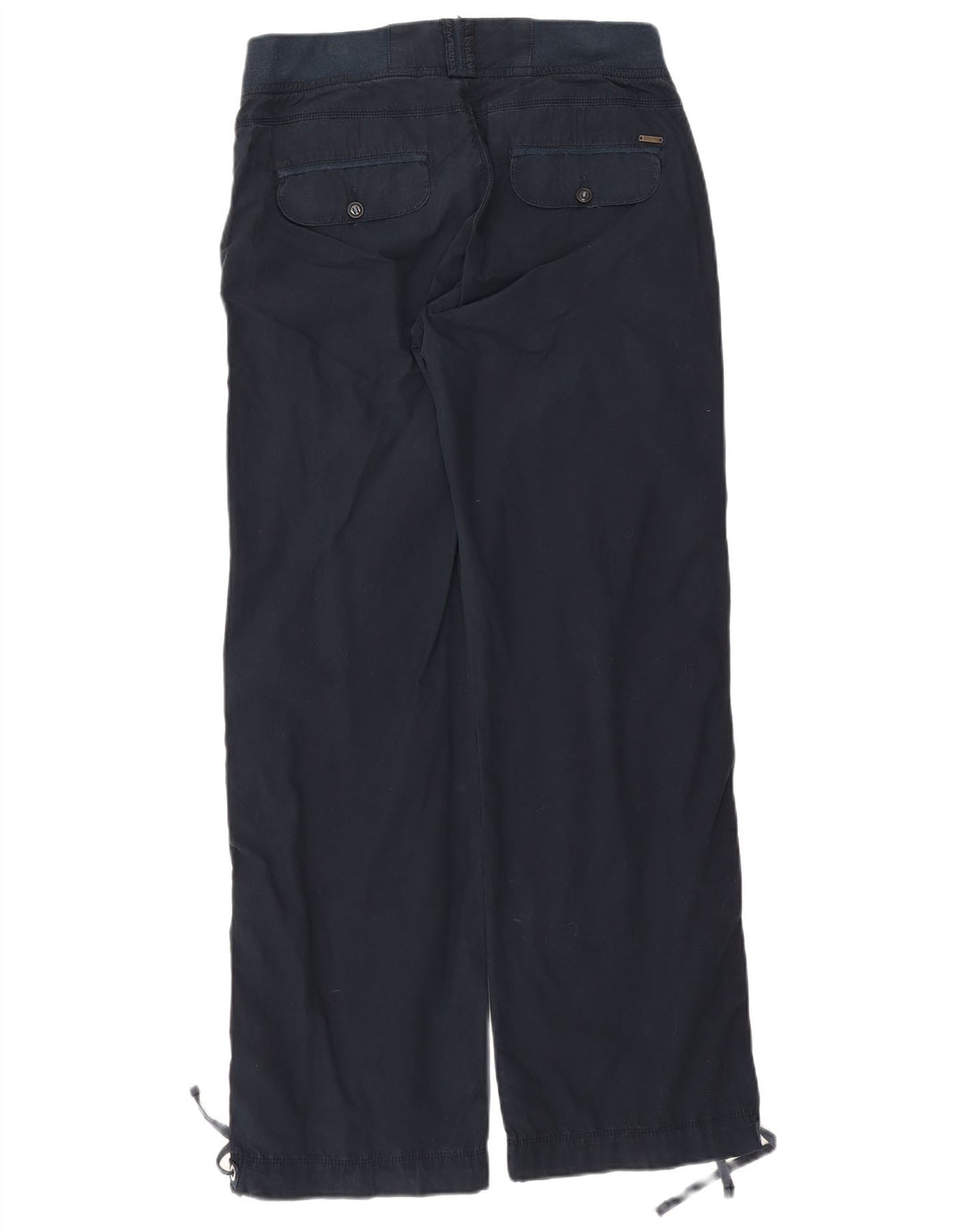 Pantaloni dritti da donna Woolrich W31 L31 cotone blu navy