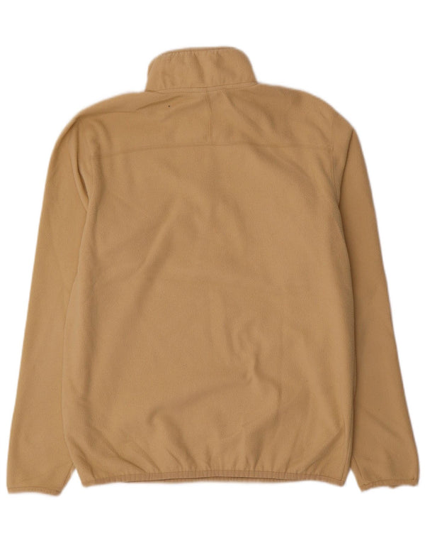 Maglione in pile da uomo con zip e collo The North Face Poliestere beige medio
