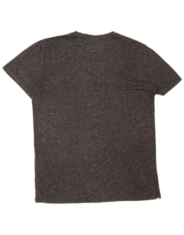 T-shirt da uomo Jack & Jones Top grande in poliammide screziato grigio