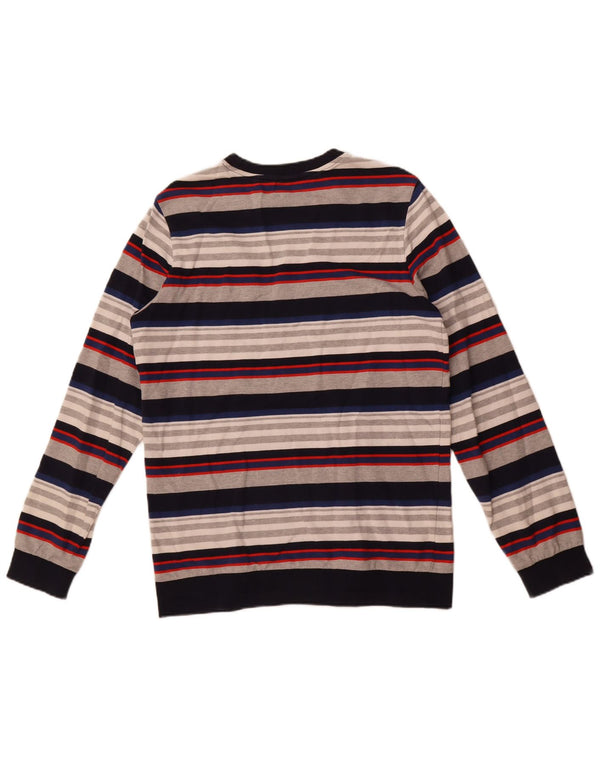 Levi's Uomo Felpa Maglione Piccolo a Righe Multicolori
