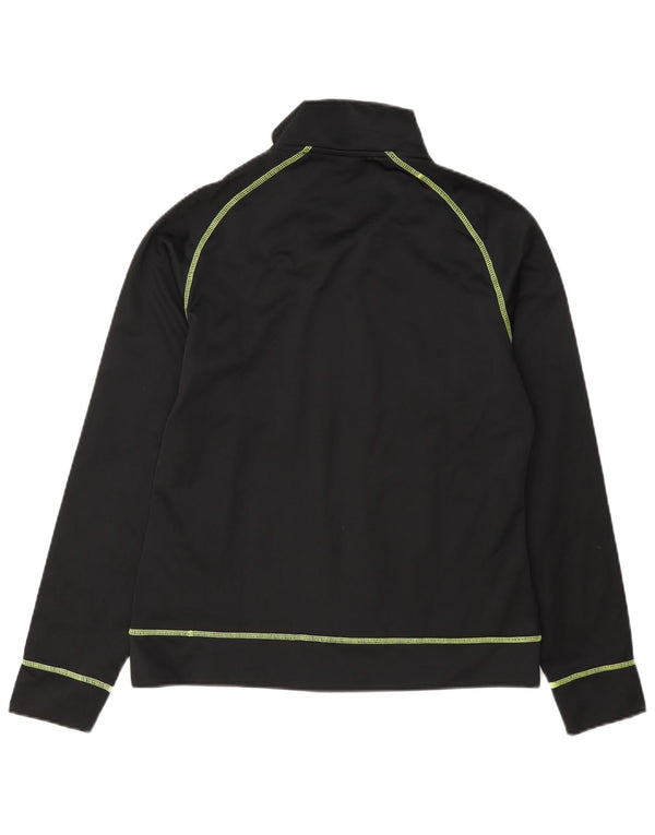Giacca da tuta da donna Asics UK 12 Medium Nero Poliestere