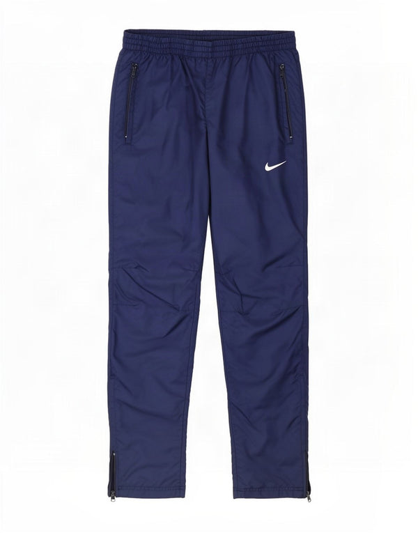 Pantaloni da tuta Nike da uomo in nylon blu navy medio