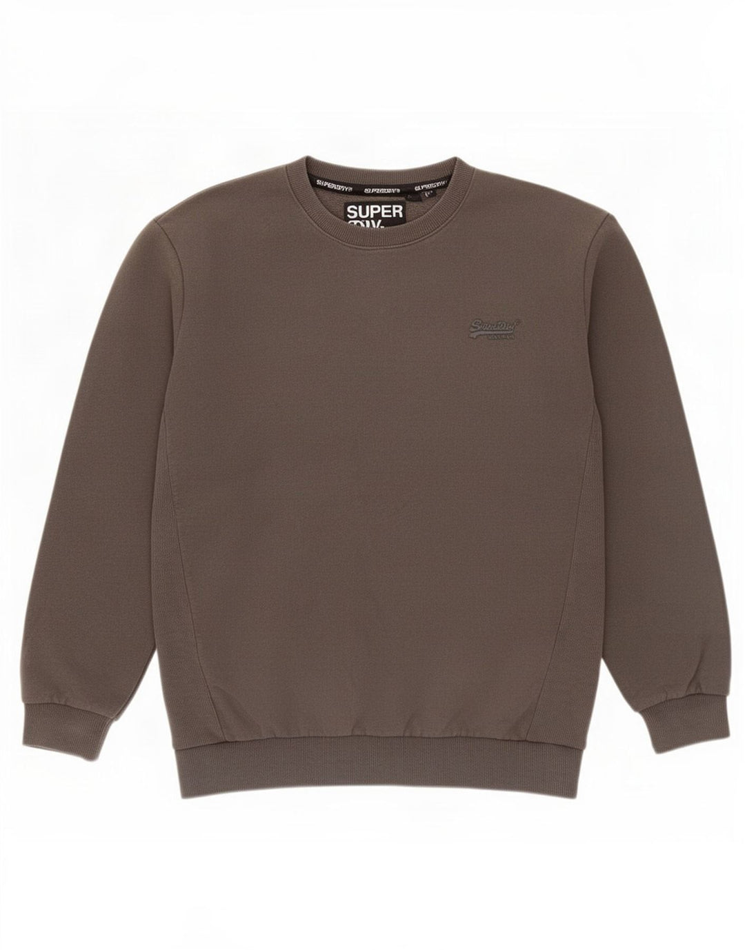 Felpa oversize da donna Superdry Maglione UK 8 Small Cotone grigio