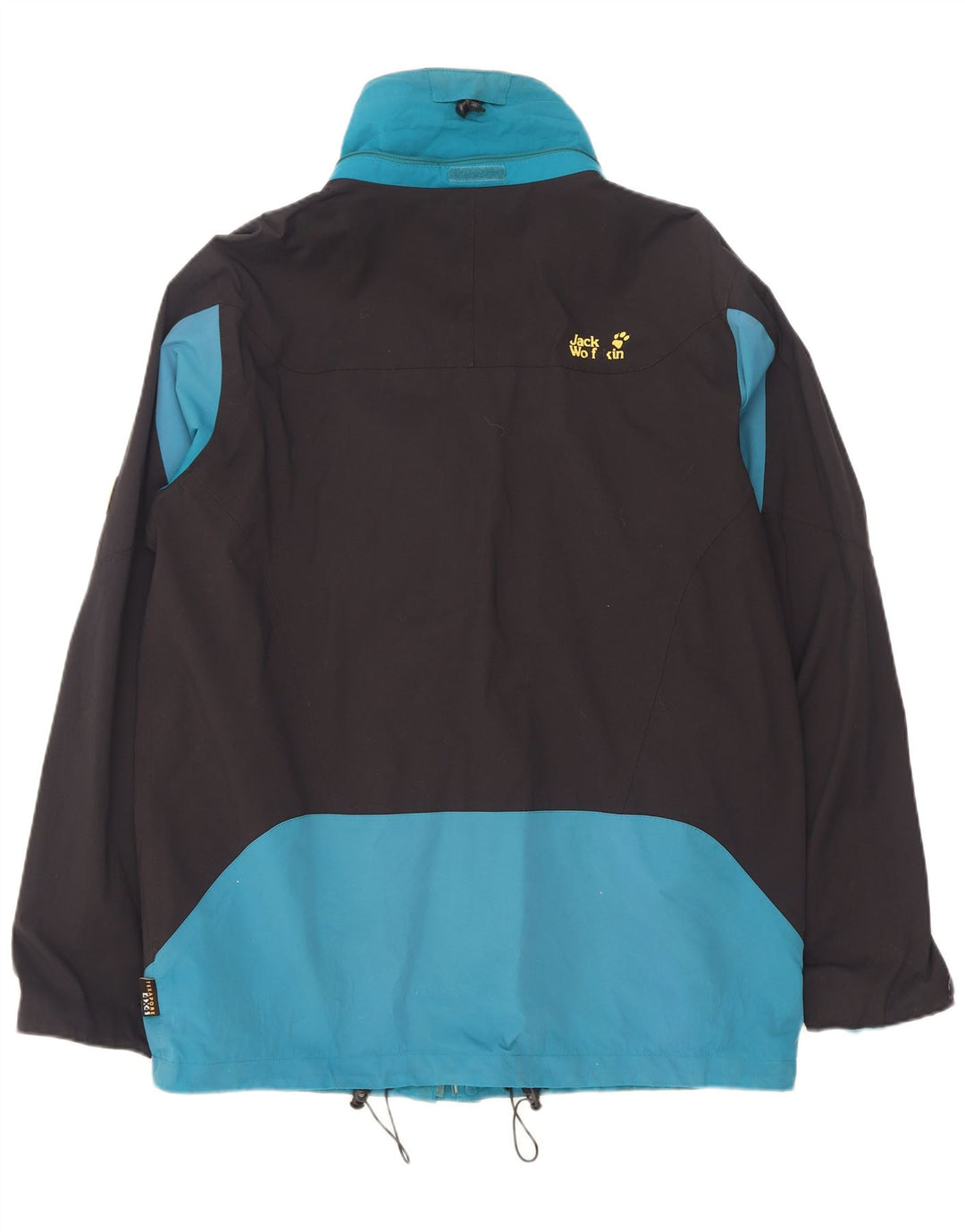Giacca antipioggia da uomo Jack Wolfskin UK 44/46 XL Blu Colourblock Poliammide