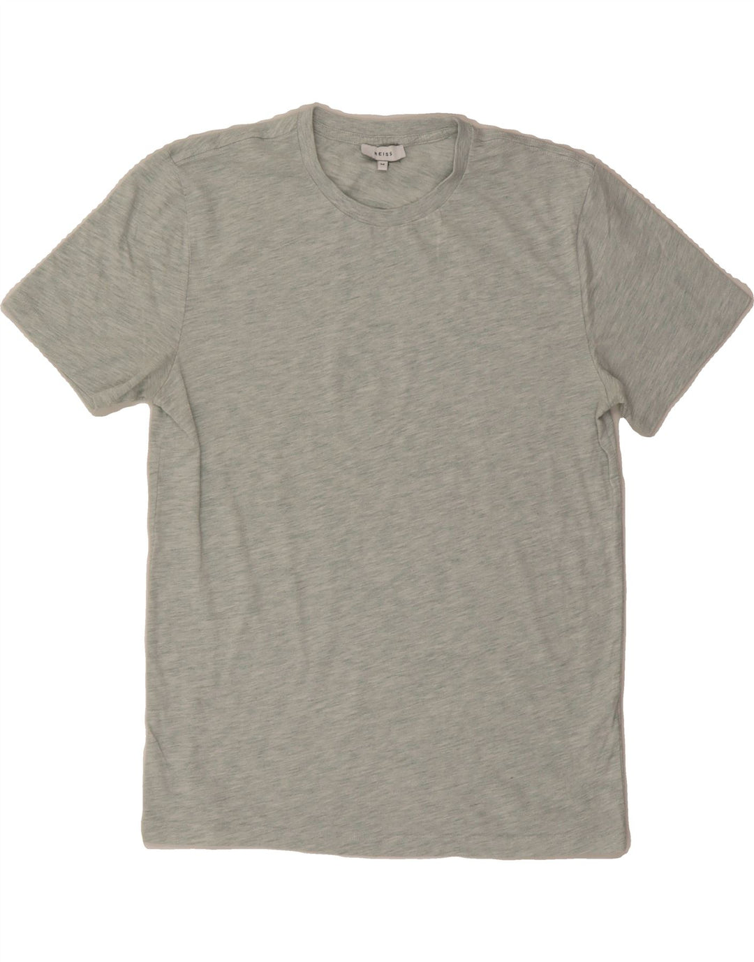 REISS Mens T-Shirt Top Medium Grey Flecked Polyester Vintage Reiss and Second-Hand Reiss from Messina Hembry 