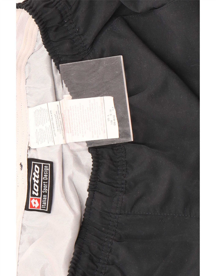 Pantaloncini sportivi da uomo Lotto UK 40/42 Poliestere nero medio