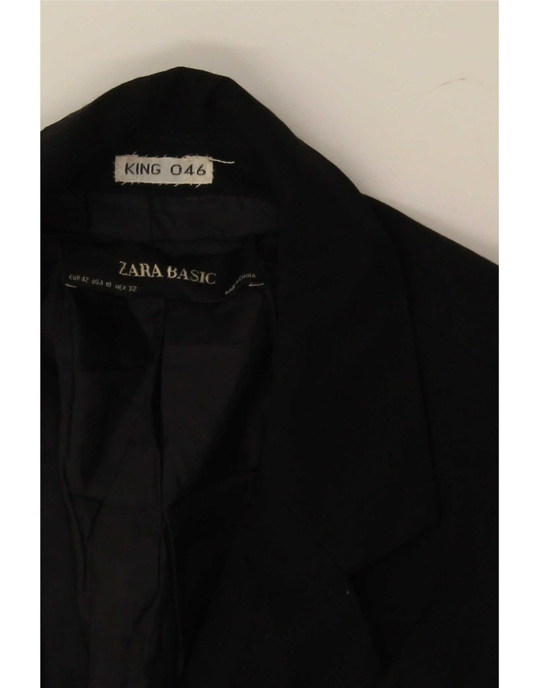 Giacca blazer a 1 bottone da donna Zara EU 42 grande nera