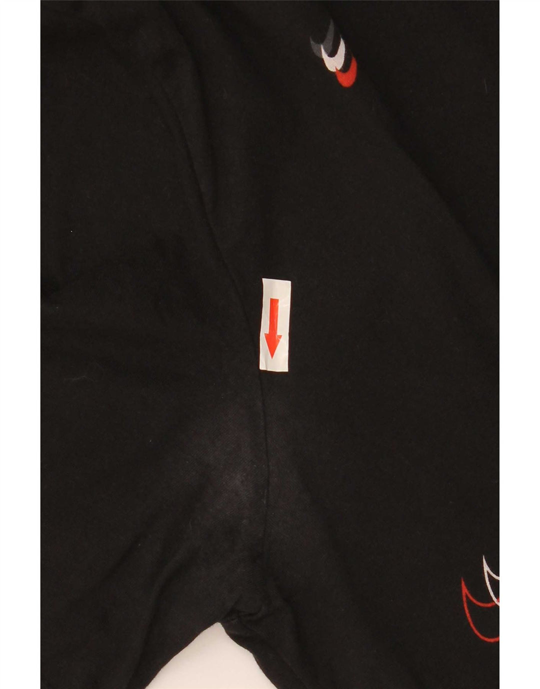 T-shirt grafica da uomo Nike Top grande in cotone nero
