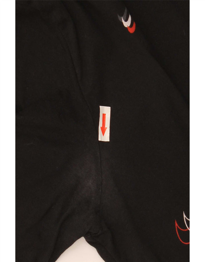 T-shirt grafica da uomo Nike Top grande in cotone nero