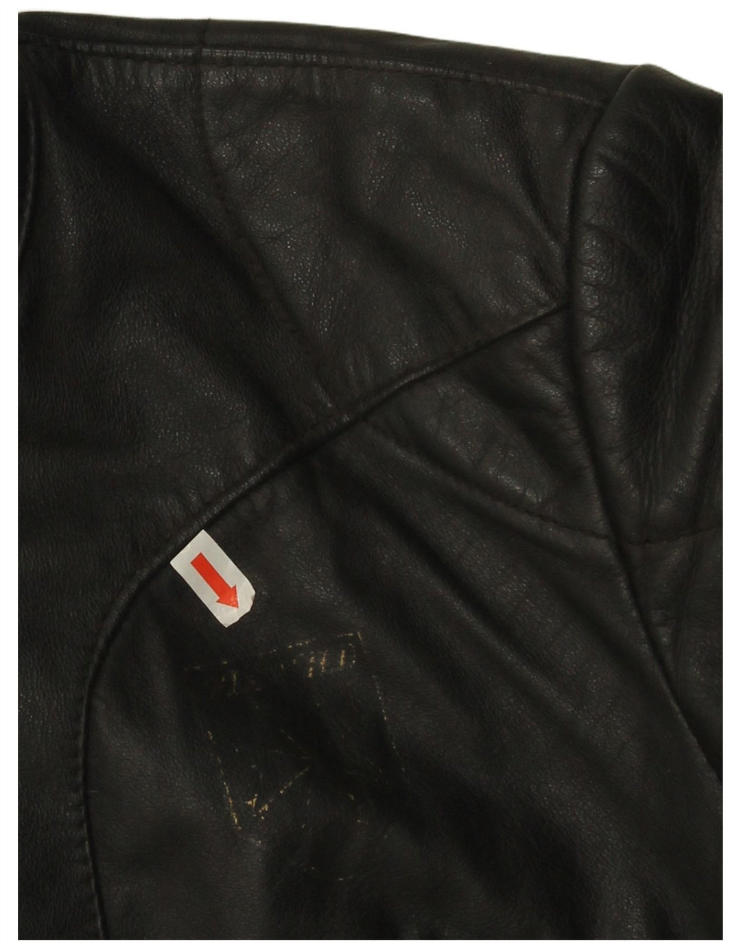 Giacca da corsa in pelle corta da donna Harro EU 42 grande in pelle nera