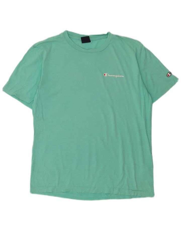 T-shirt da uomo Champion Top in cotone verde medio