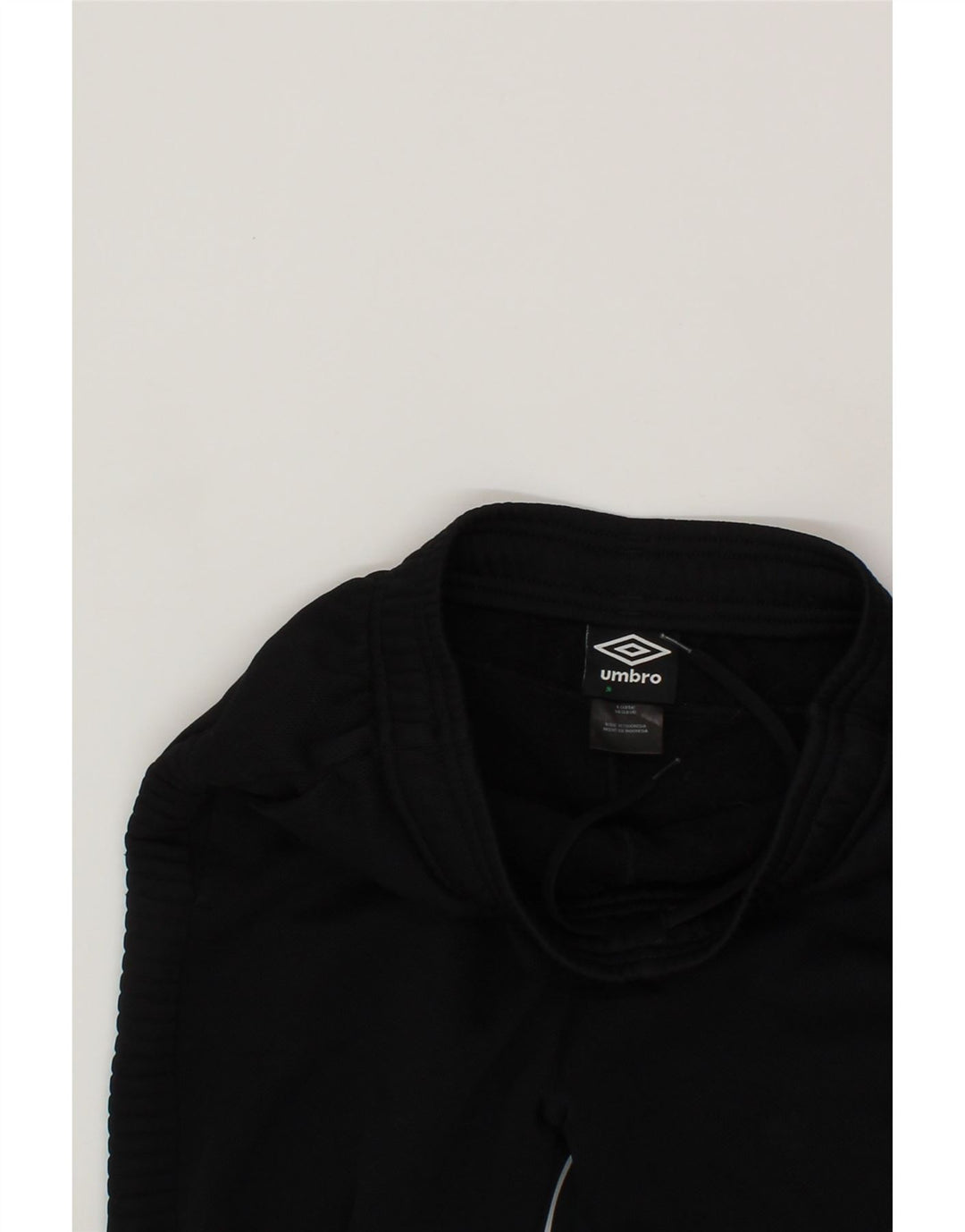 UMBRO Boys Tracksuit Trousers Joggers 12-13 Years Large  Black Polyester Vintage Umbro and Second-Hand Umbro from Messina Hembry 