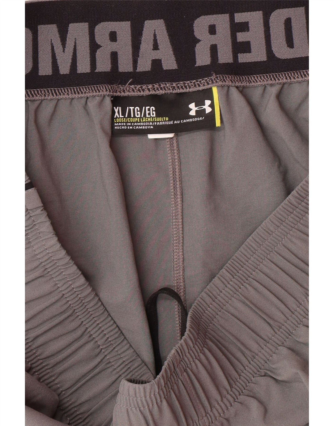 Pantaloncini sportivi grafici da uomo UNDER ARMOR XL grigi