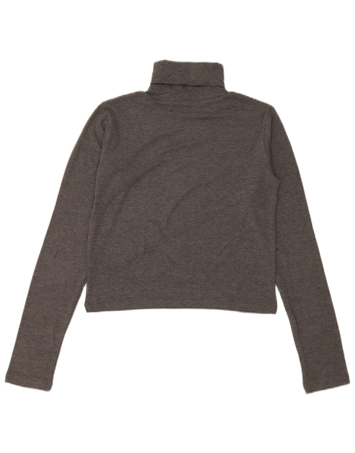 Top corto da donna Zara a maniche lunghe UK 12 Grigio medio