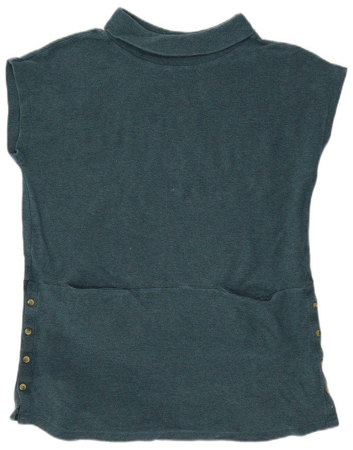 Camicetta senza maniche da donna White Stuff Top UK 12 Cotone verde medio