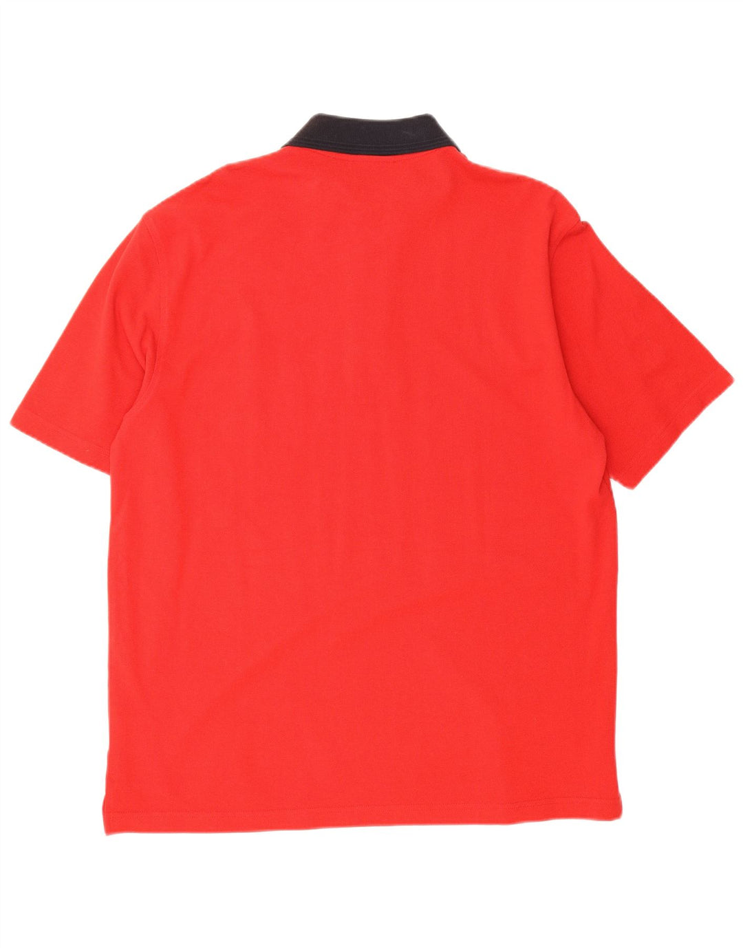 Polo da uomo Hugo Boss grande in cotone color block rosso