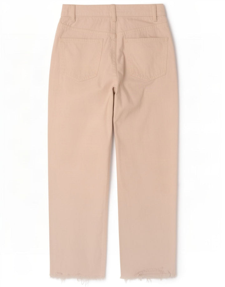 Jeans dritti da donna Zara EU 38 Small W28 L27 Bianco