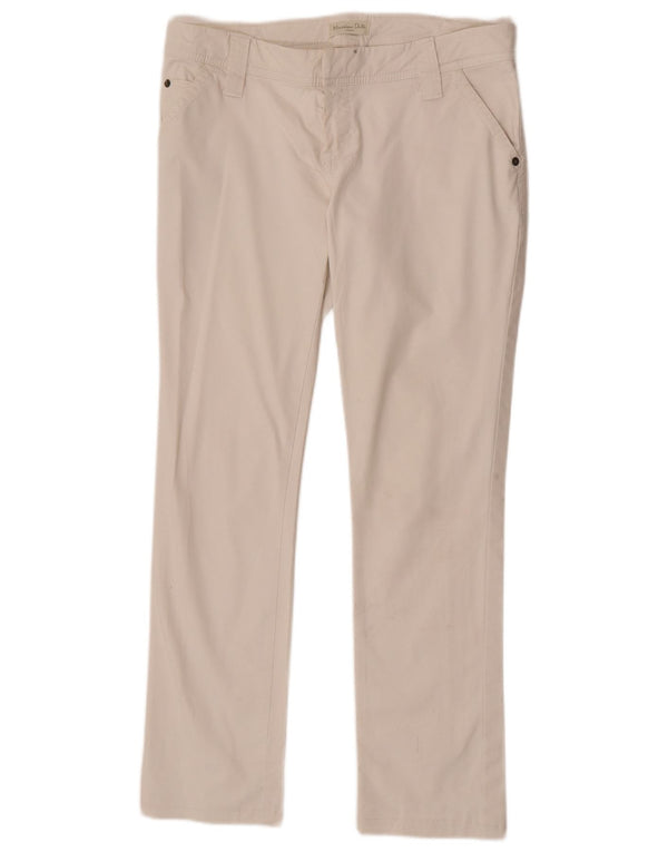Pantaloni chino slim da donna Massimo Dutti W32 L29 bianchi