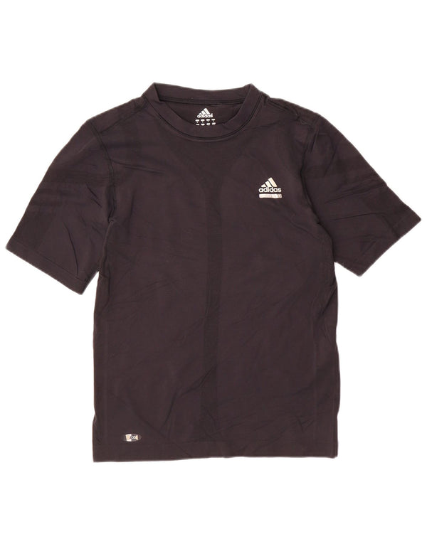 Adidas T-shirt da donna Top UK 14 Large Nero Colourblock in poliammide sportivo