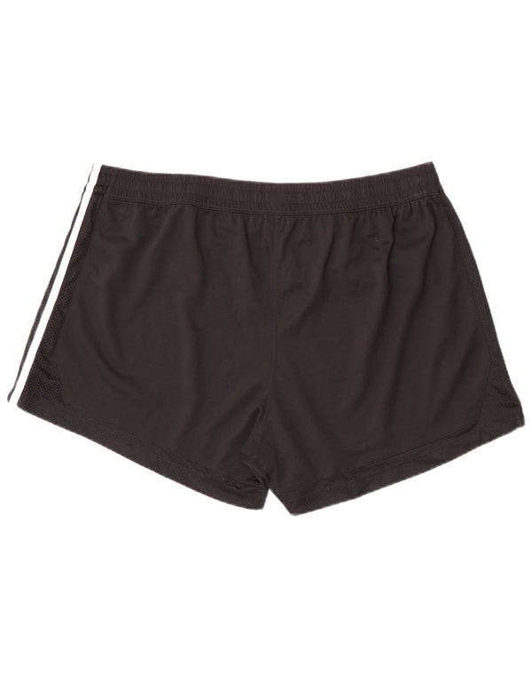 Pantaloncini sportivi Adidas da donna UK 24/26 2XL poliestere nero
