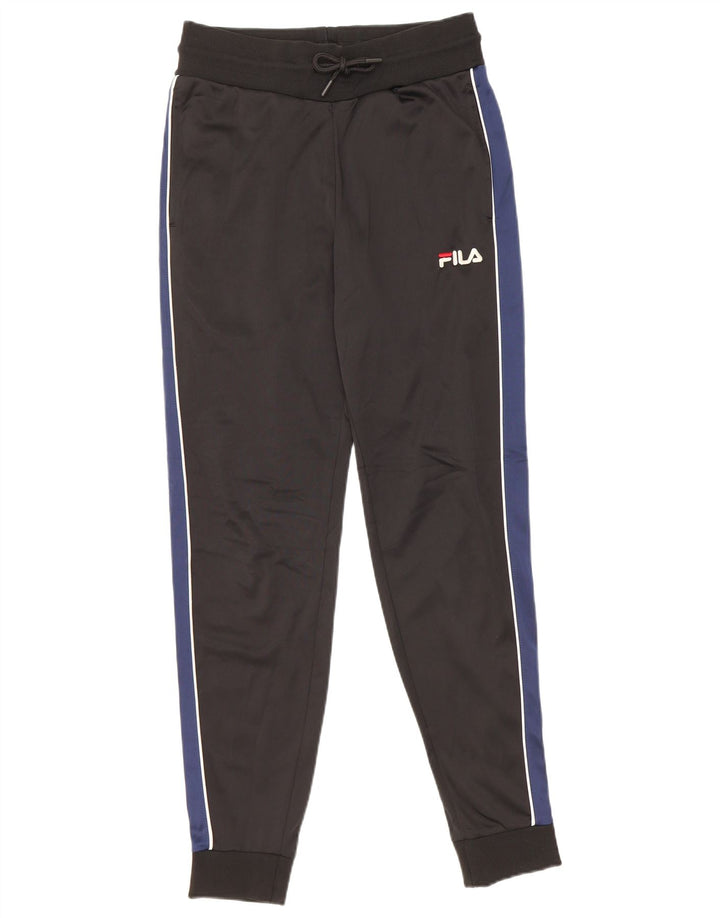 Pantaloni da tuta da uomo Fila Joggers XS Poliestere color block nero