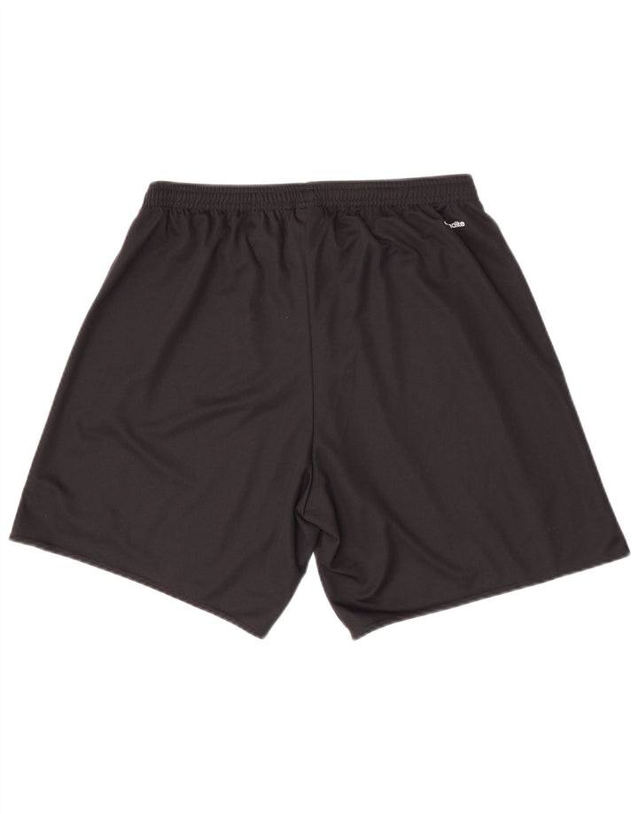 Pantaloncini sportivi Adidas Climalite da uomo grandi in poliestere nero