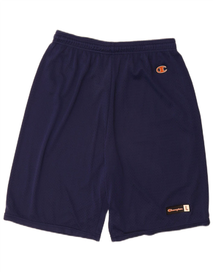Pantaloncini sportivi da uomo Champion Large in poliestere blu navy