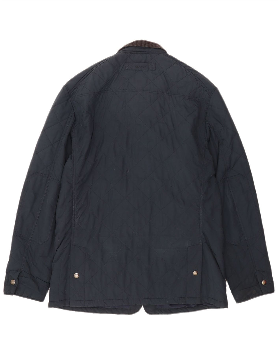 Giacca trapuntata da uomo Gant UK 40 Large in poliestere blu navy