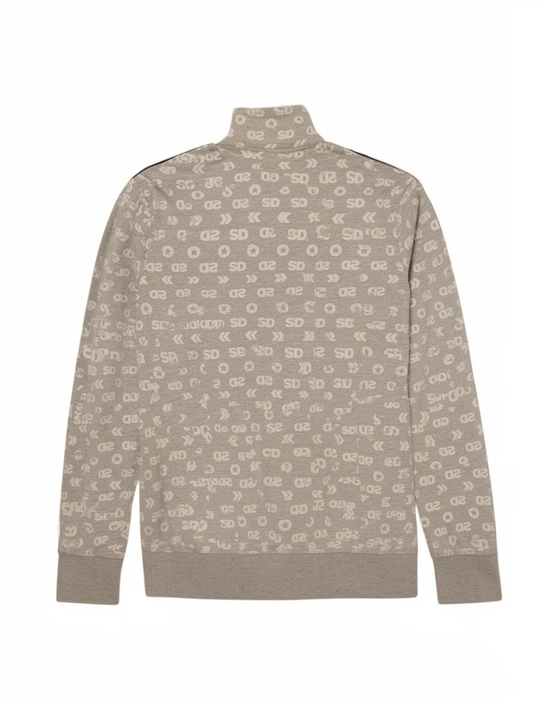 Giacca da ginnastica da donna con grafica Superdry UK 10 Small Cotone grigio