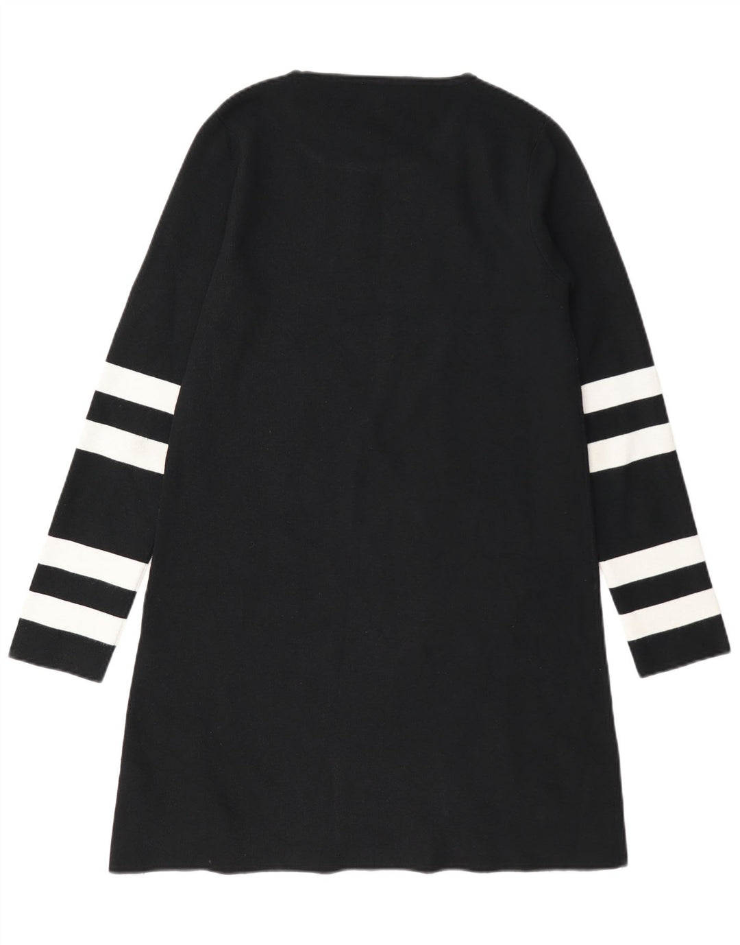 Maglione maglione da donna Zara UK 14 modal color block medio nero
