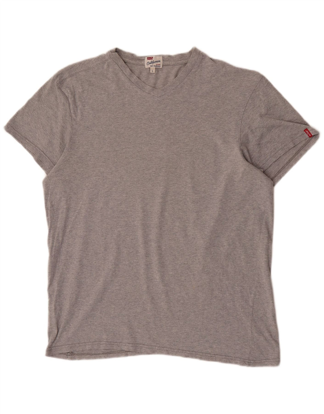 T-shirt da uomo Levi's Top Large in cotone grigio