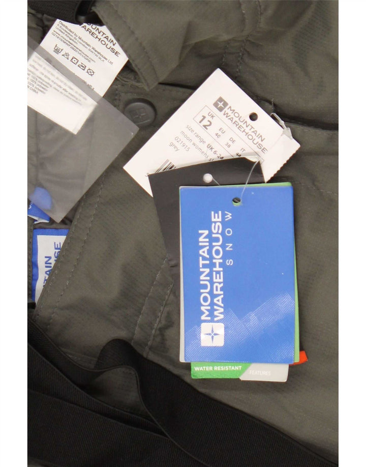 Pantaloni da sci da donna con salopette Mountain Warehouse UK 12 Grigio medio