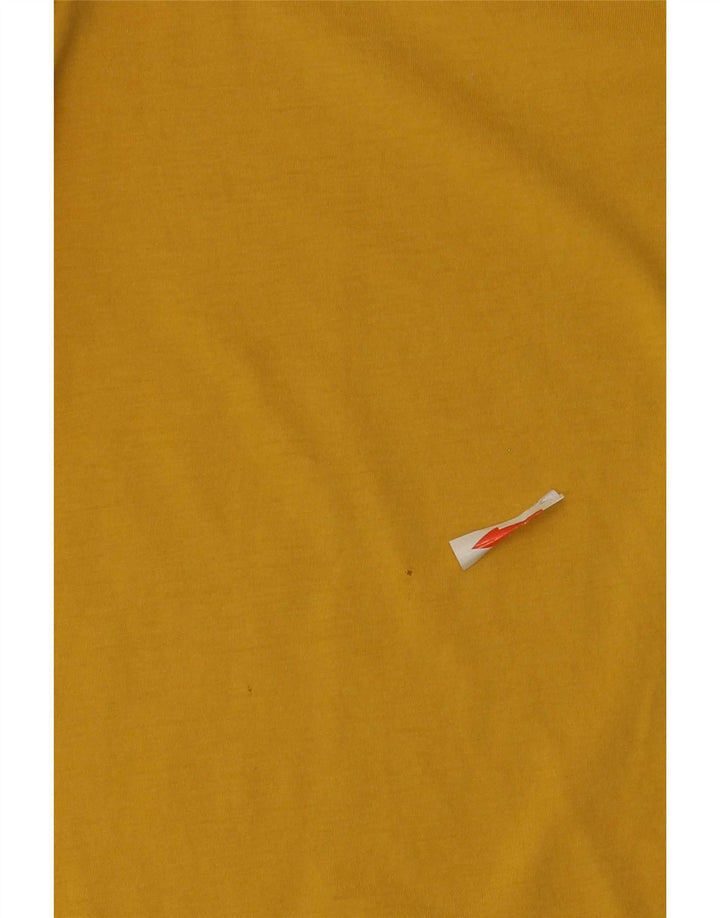 Top Zara da donna a maniche lunghe UK 10 piccolo in cotone giallo