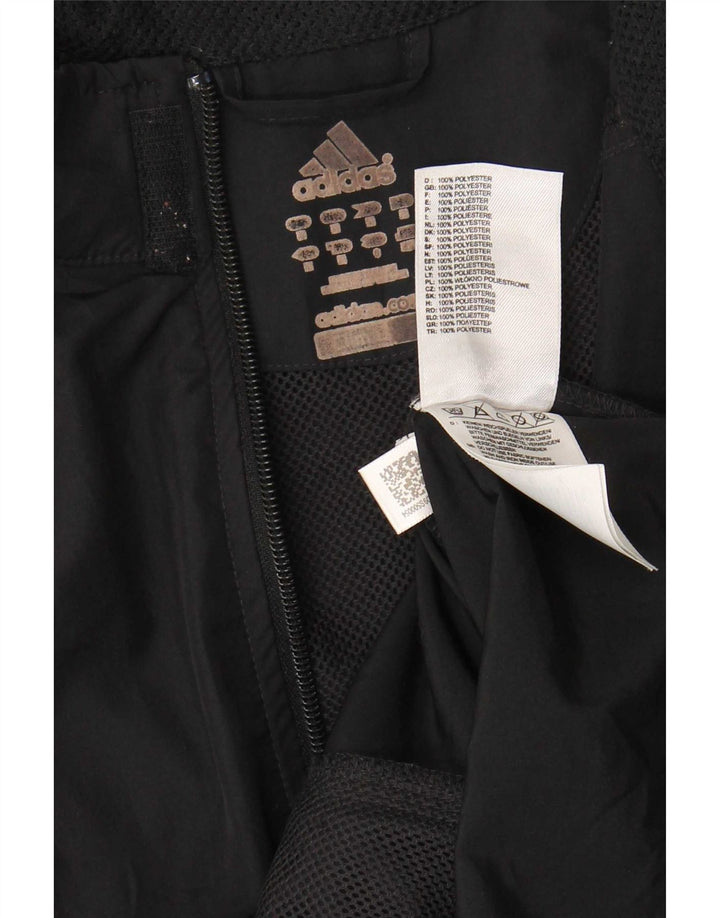 Giacca antipioggia Adidas Clima Proof da uomo UK 38 Medium Nero Poliestere