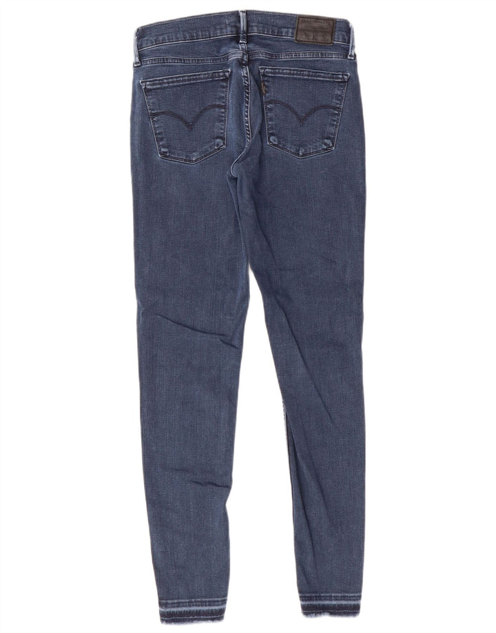 Jeans Levi's da donna 710 super skinny W27 L28 cotone blu navy