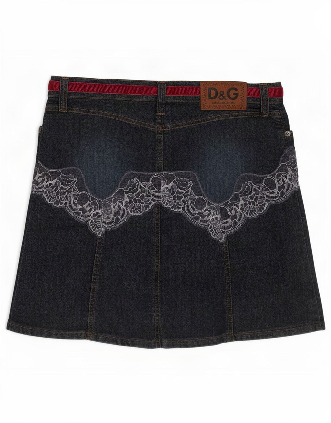 Dolce & Gabbana Gonna di jeans da donna IT 42 Media W28 Blu