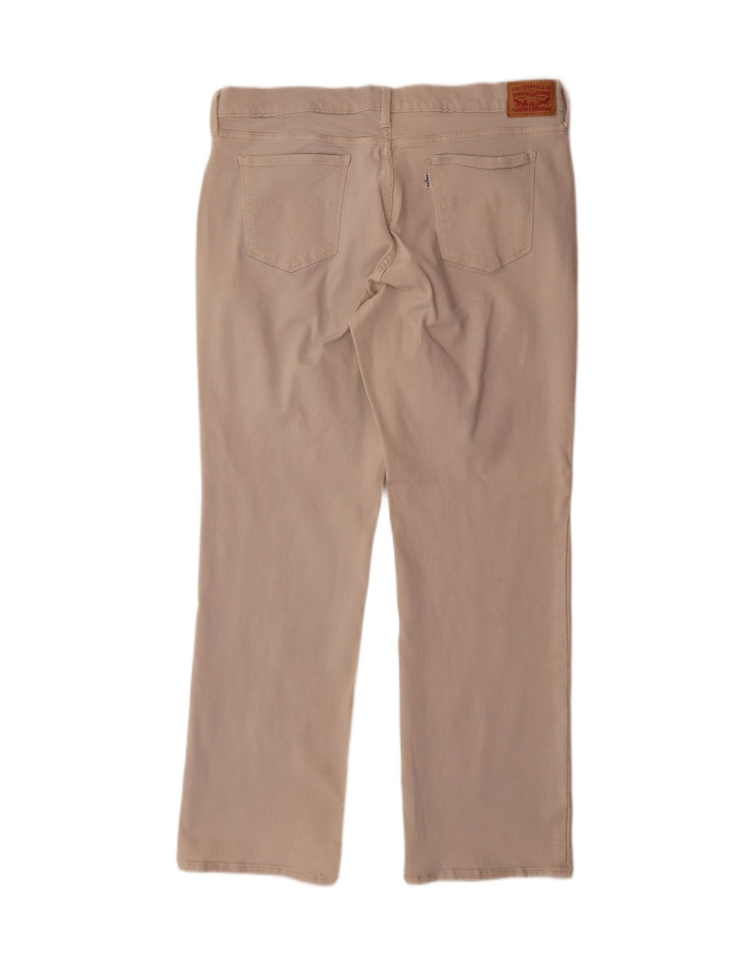 LEVI'S Womens 505 Straight Jeans W33 L32 Beige Cotton Vintage Levi's and Second-Hand Levi's from Messina Hembry 