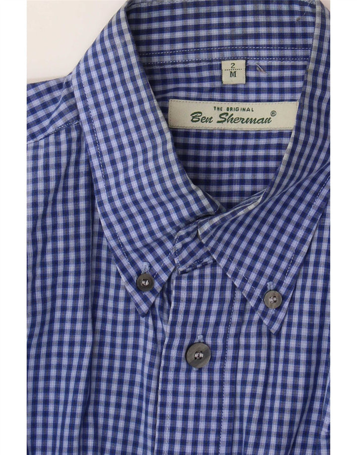Camicia da uomo Ben Sherman a quadretti blu medio