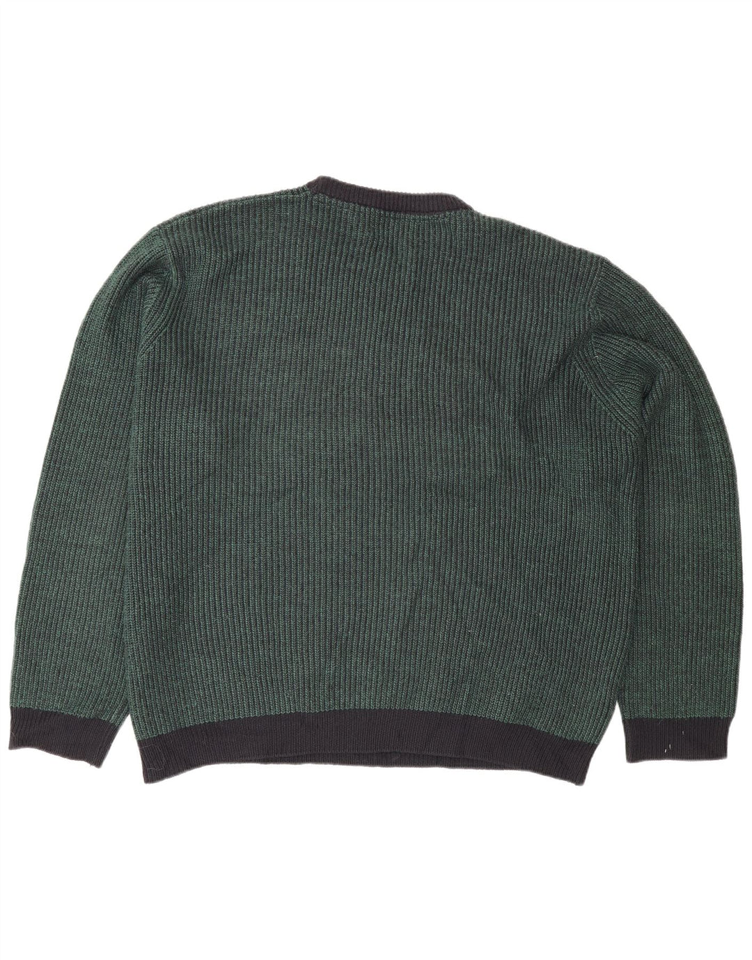 Maglione maglione girocollo da uomo Marks & Spencer 2XL verde acrilico