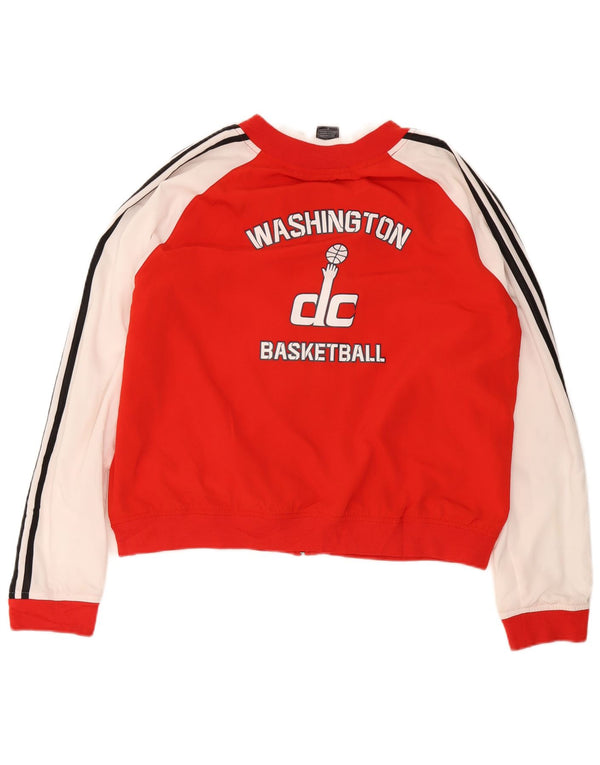 Giacca da ginnastica da donna Adidas UK 18 XL rossa sportiva