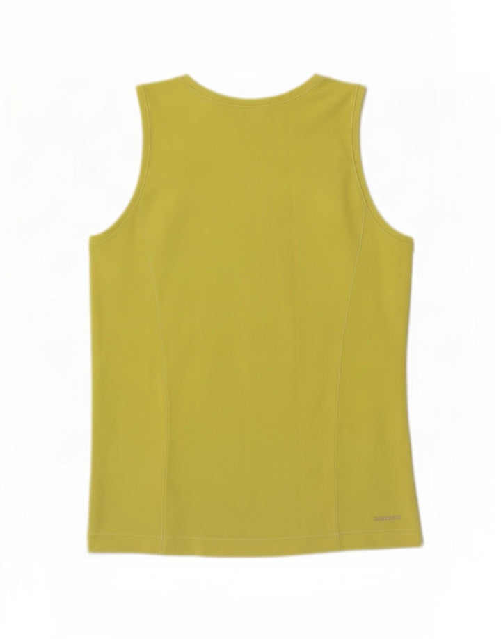 Canotta Adidas Climalite da donna UK 14 poliestere giallo medio