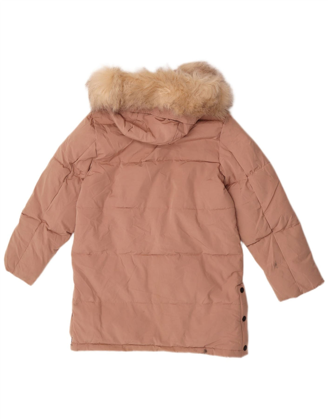 Giacca imbottita con cappuccio per ragazze Zara 13-14 anni in poliestere rosa