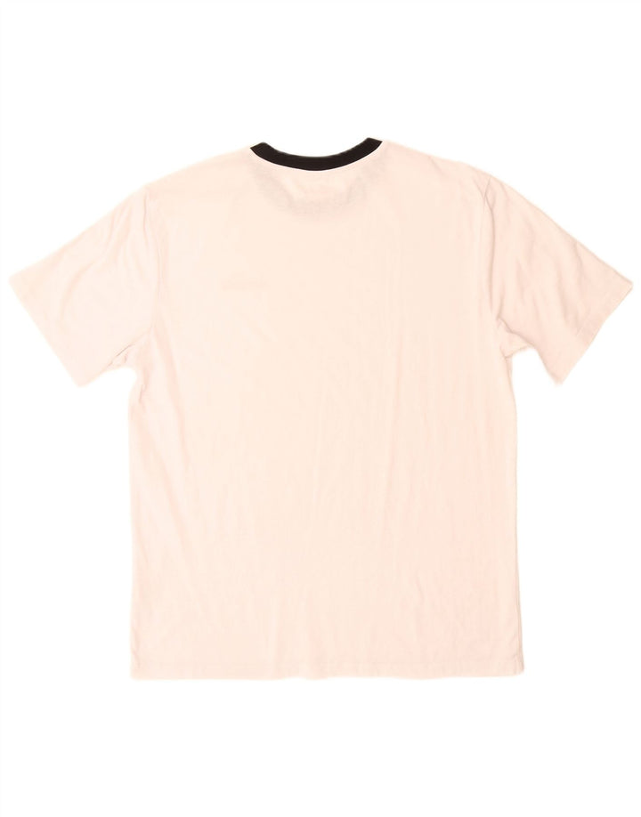 DIADORA T-shirt grafica da uomo Top Large in cotone bianco