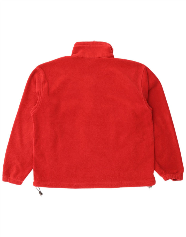 Giacca in pile da uomo Columbia UK 42 XL poliestere rosso