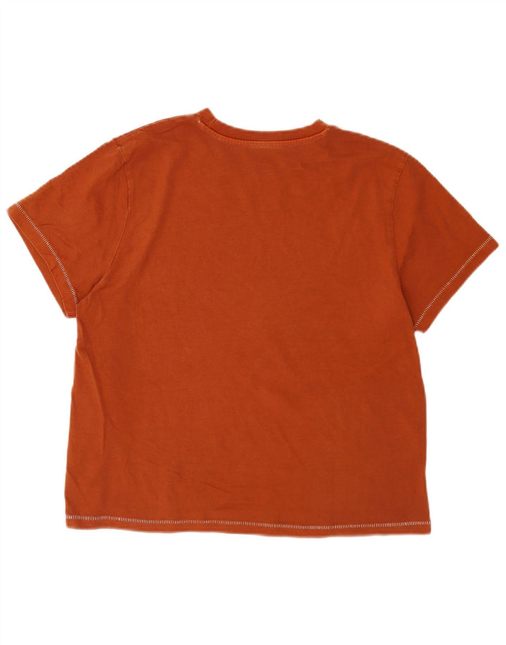 T-shirt da donna Levi's Top UK 14 cotone arancione medio