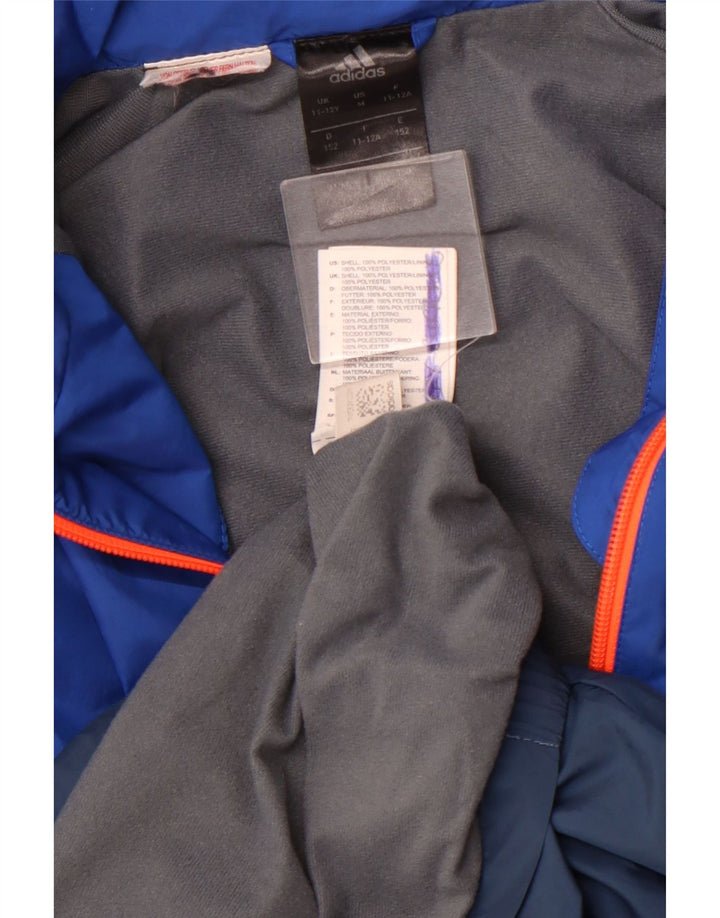 Giacca superiore della tuta ADIDAS da ragazzo Clima Proof 11-12 anni blu navy